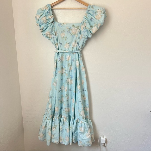 LoveShackFancy x Target Cottage Estelle Floral Maxi Dress Size 16 - Picture 6 of 6